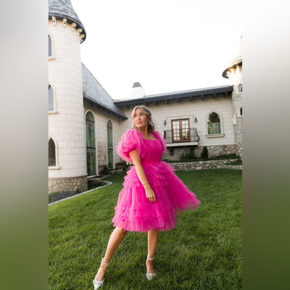 Ivy City Co Pink Tulle Dress